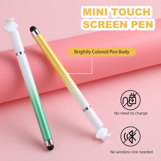 3 stuks styluspen voor touchscreen, dual-end hoge gevoeligheid — afbeelding 2