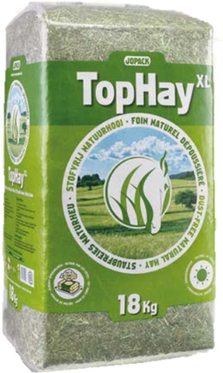 Jopack Tophay XL 18kg - Hooi - hooibaal stofvrij