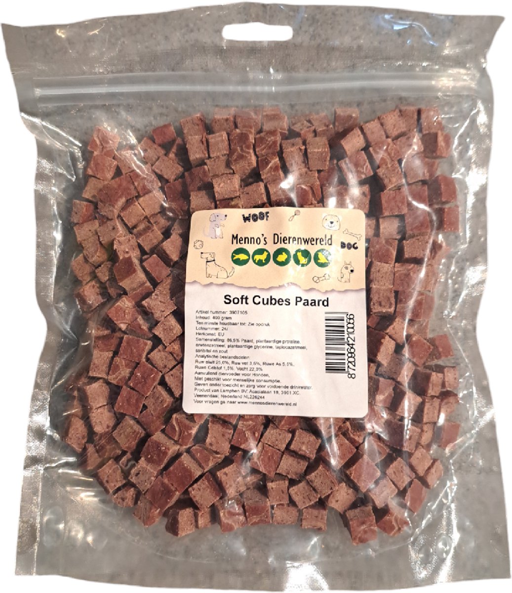 Soft cubes paard 400 gram