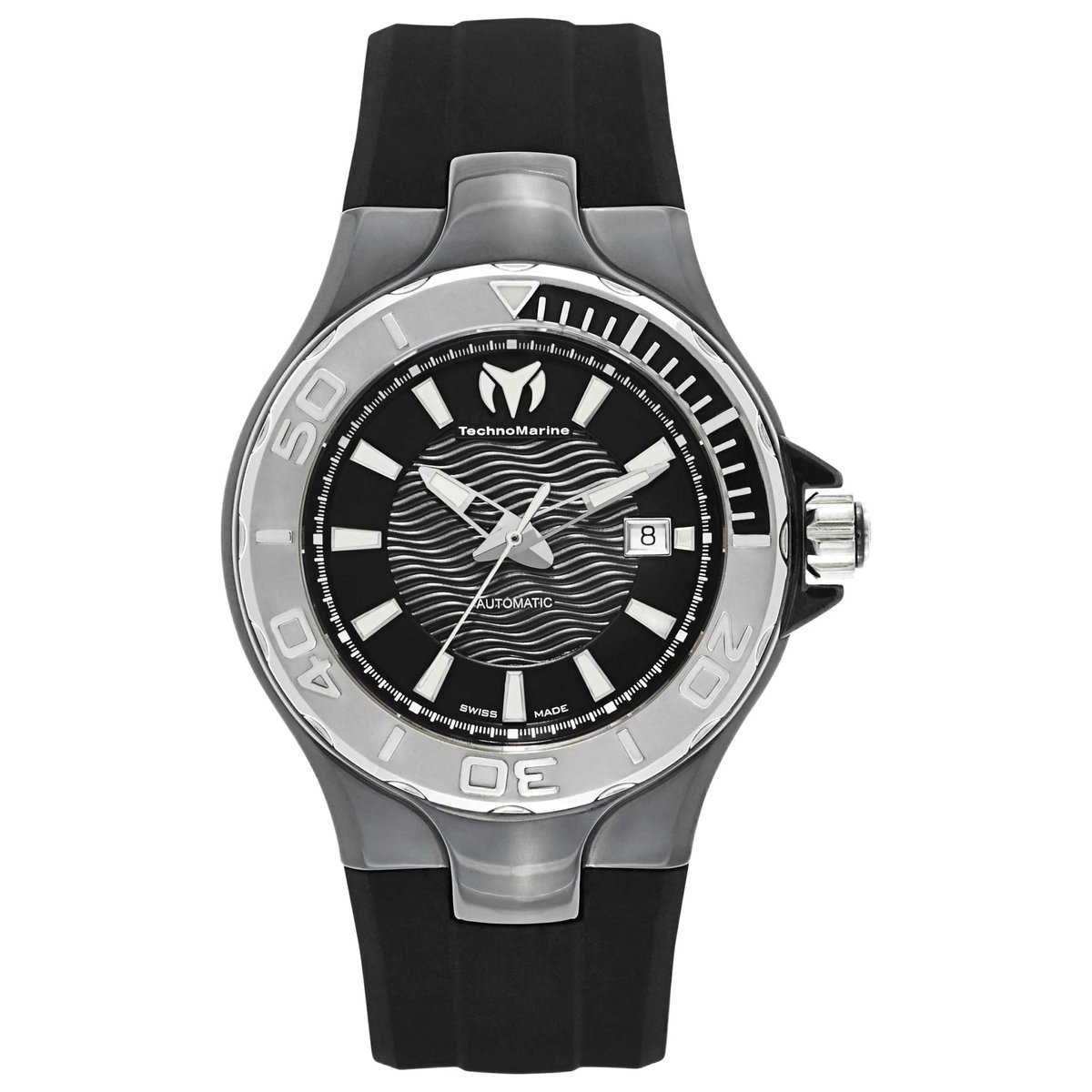 TechnoMarine Herenhorloge Cruise 45.0mm Automatic Zwarte Plaat 110034