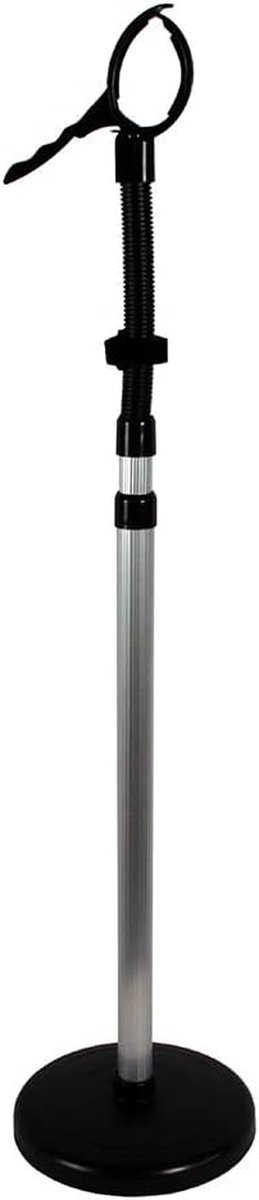 Huisdier Föhn Stand - Droger Beugel - Huisdier Verzorging - Verstelbare Slanghouder - 68-98 cm - Zilver