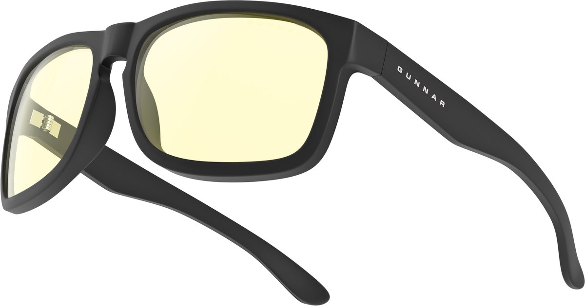 GUNNAR - Intercept Gaming Bril - Computerbril - Blauw Licht Bril - Blue Light Glasses 0.2 Sterkte - Onyx - Amber