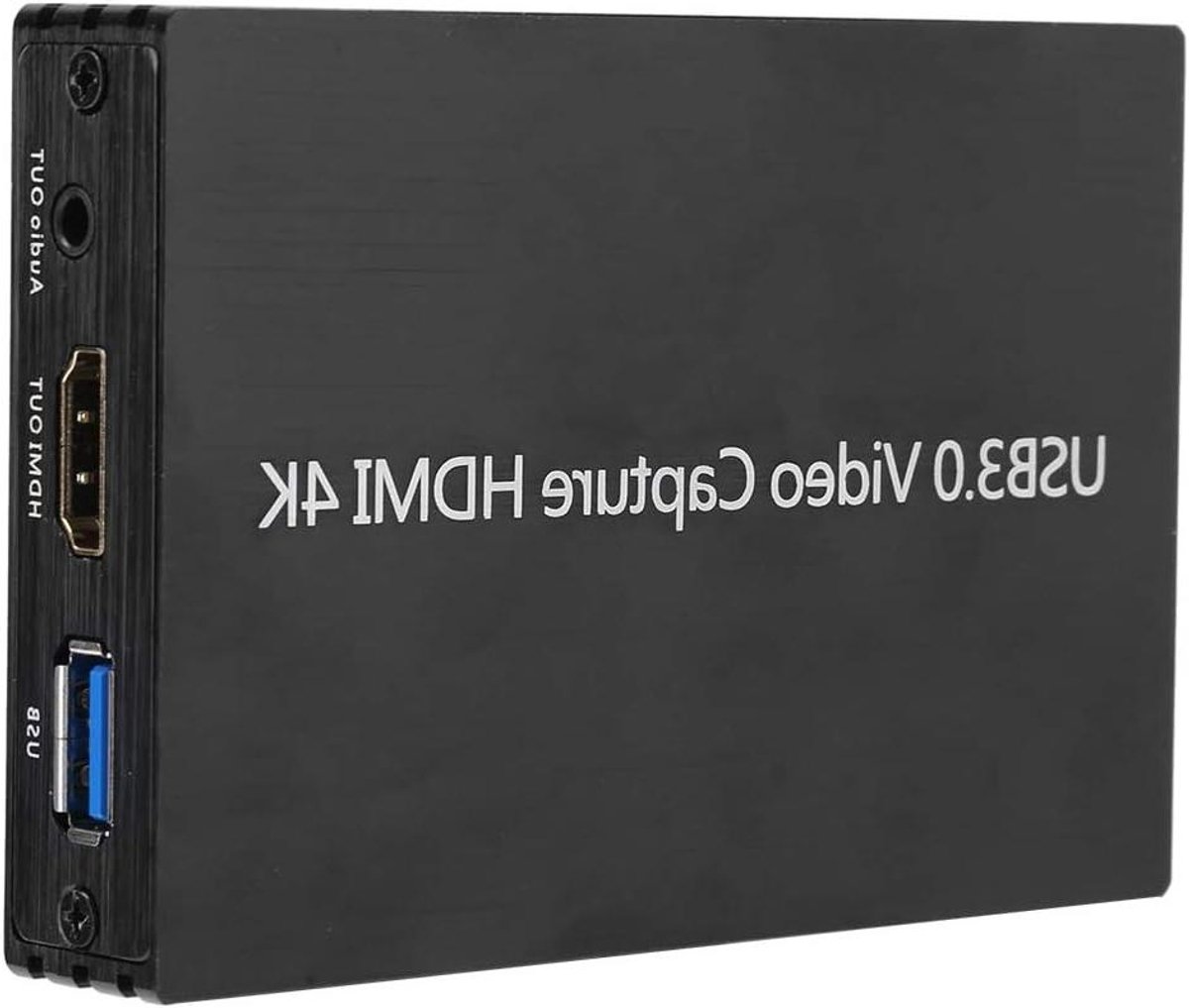 Video Capture Card - Opname Box HDMI Recorder - Video Opnemen - 1080p HD Loop - 300-350MB/s - Zilver - afbeelding 1