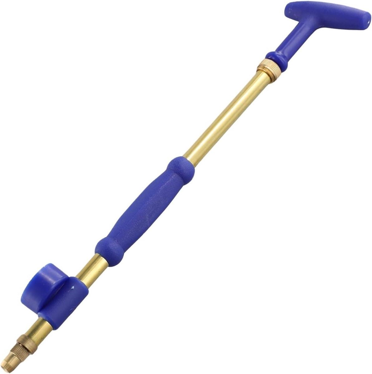 Handmatige Tuinsproeier - Flessensproeier Plantenspuit - Planten Water Geven - Verstelbare Koperen Staaf - 36 cm - Blauw