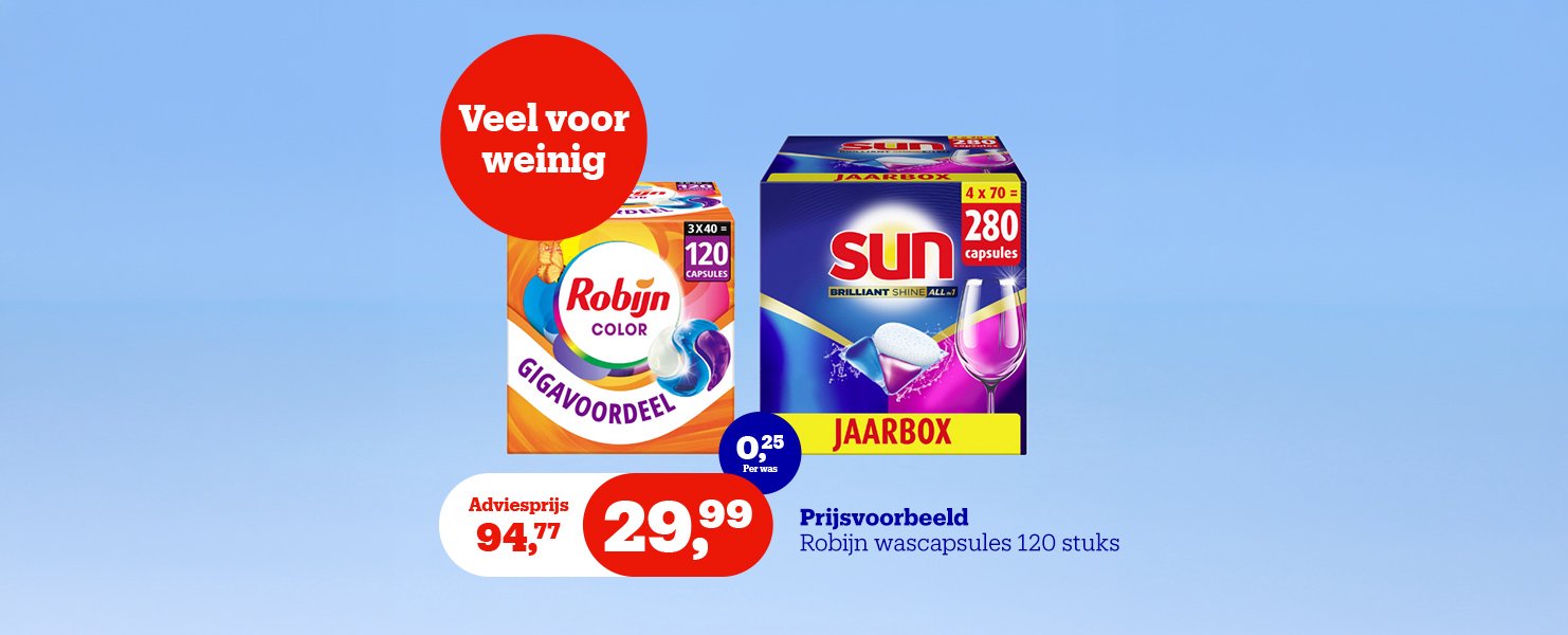 Robijn, Sun & Glorix
