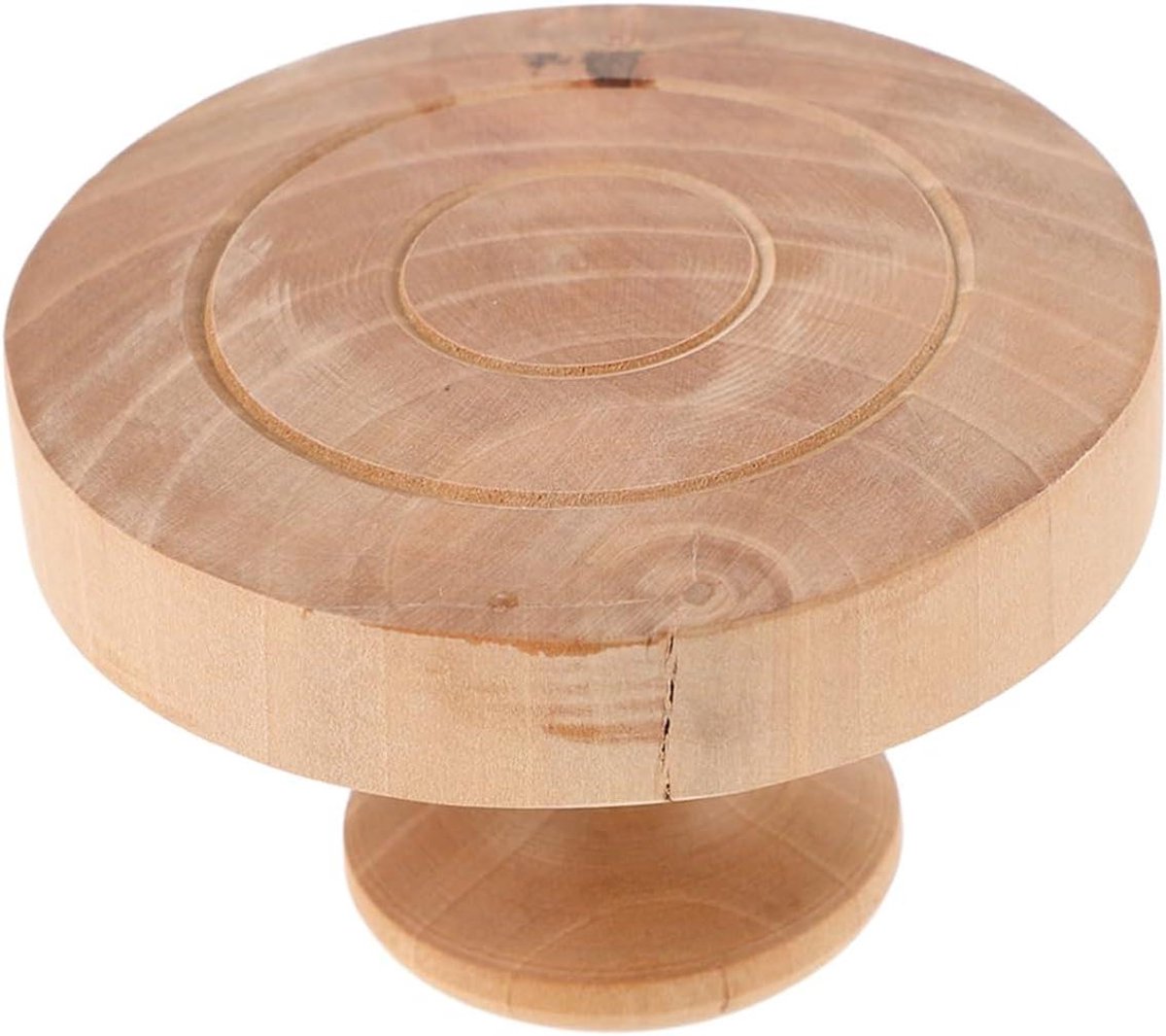 Tortilla Pers Hout - Deegvormer Flatbread - Plat Brood Maken - Veelzijdig Keukengereedschap - 6.3 x 6.3 x 4.5 cm