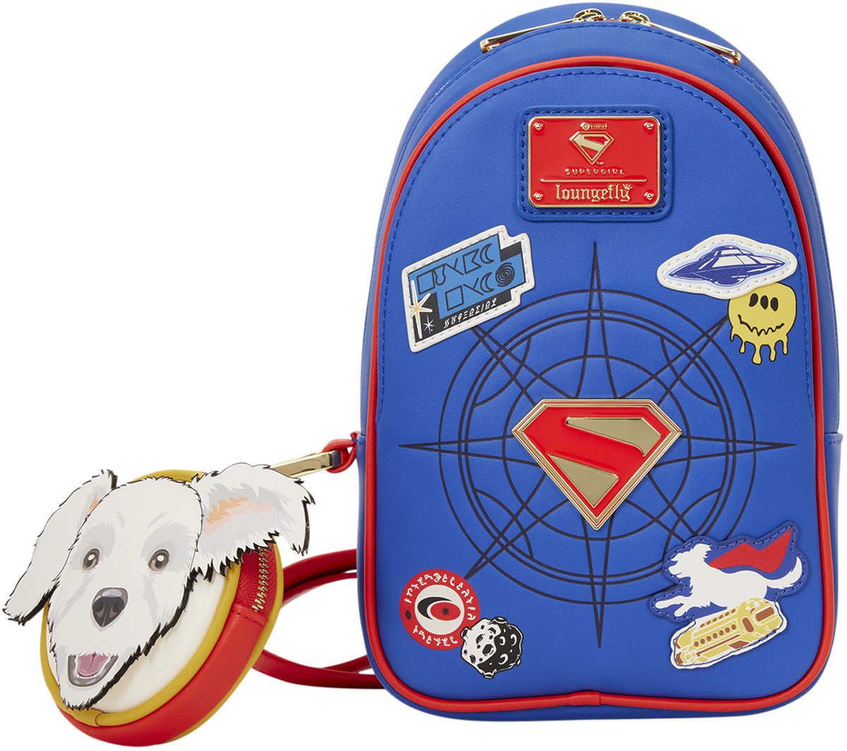 DC Comics Loungefly Sling Bag Supergirl Krypto