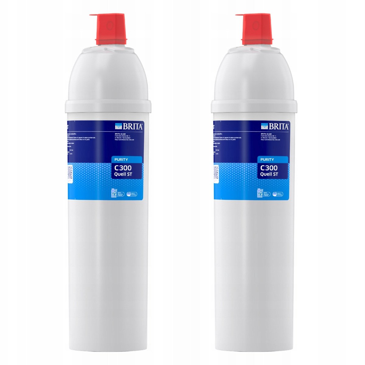 Brita PURITY C 300 Serie - Hendi Waterfilter - Dekarbonisatie - Set van 2 stuks