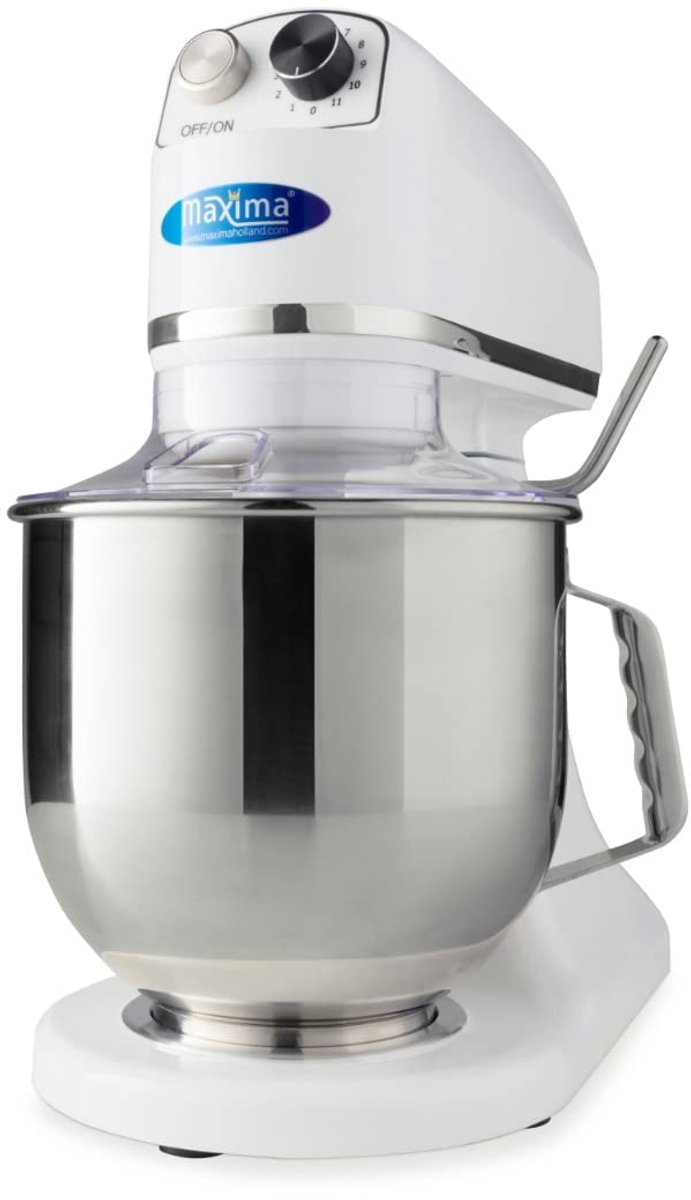 SnelShoppen - Planeetmenger 7 L - 11 Snelheden - RVS Mengkom - Keukenmachine voor 2 Kg Deeg - Keukenrobot - Standmixer - Perfect voor Taart, Brood en