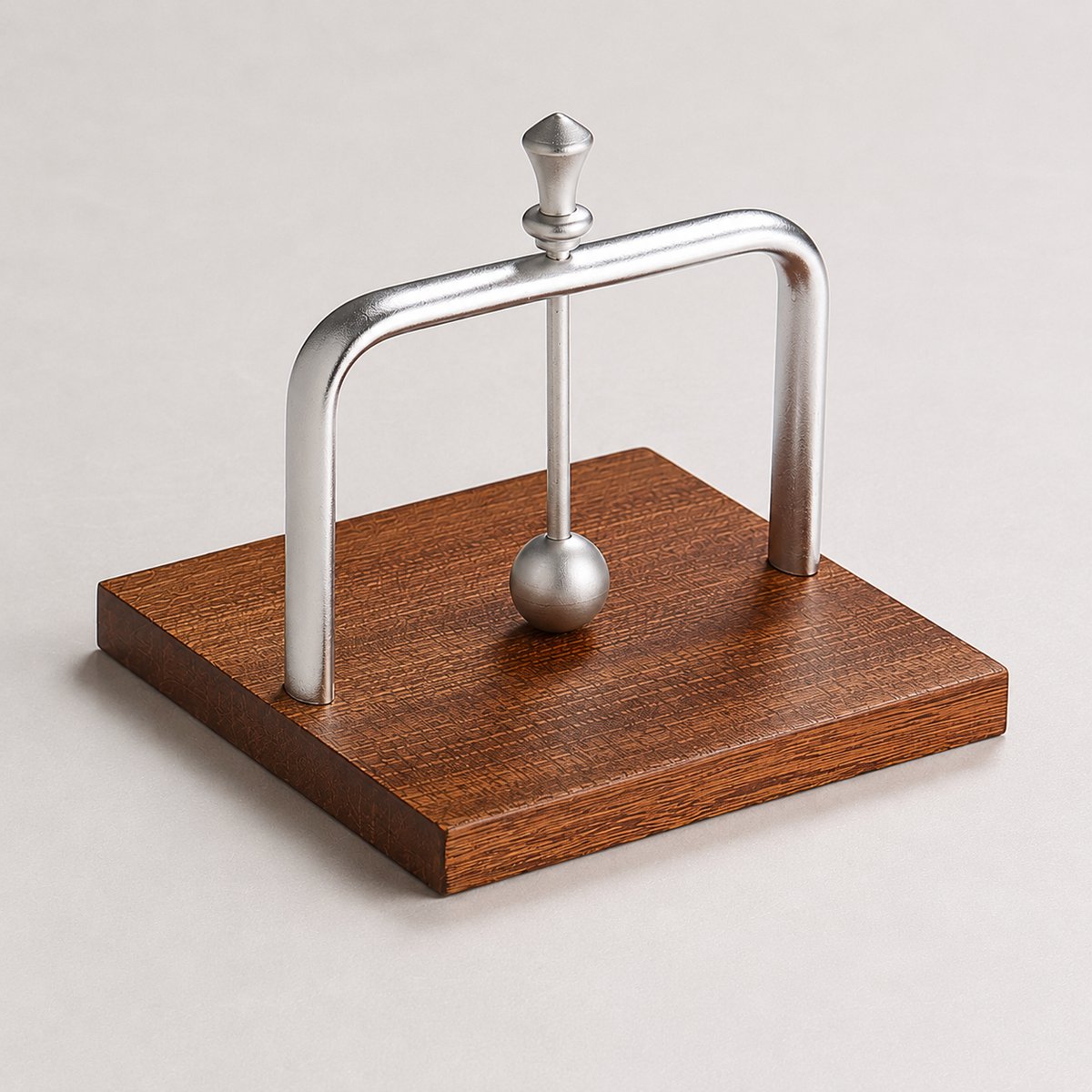 Servethouder – Servettenhouder – Houten Servethouder met Verzwaarde Arm – Moderne Servetdispenser van Hout en Metaal – Servethouder voor Tafel