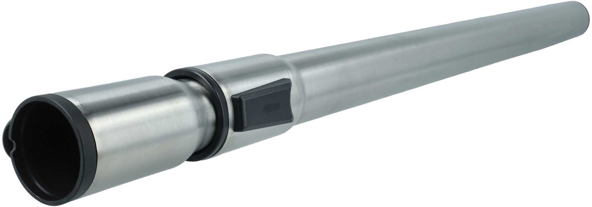 vhbw-stofzuigerbuis, compatibel met Miele S382, S400 I, S401 I, S400 I-2, S386, S388, S384 stofzuigers – 35 mm aansluiting, 60 - 100 cm, zwart-zilver