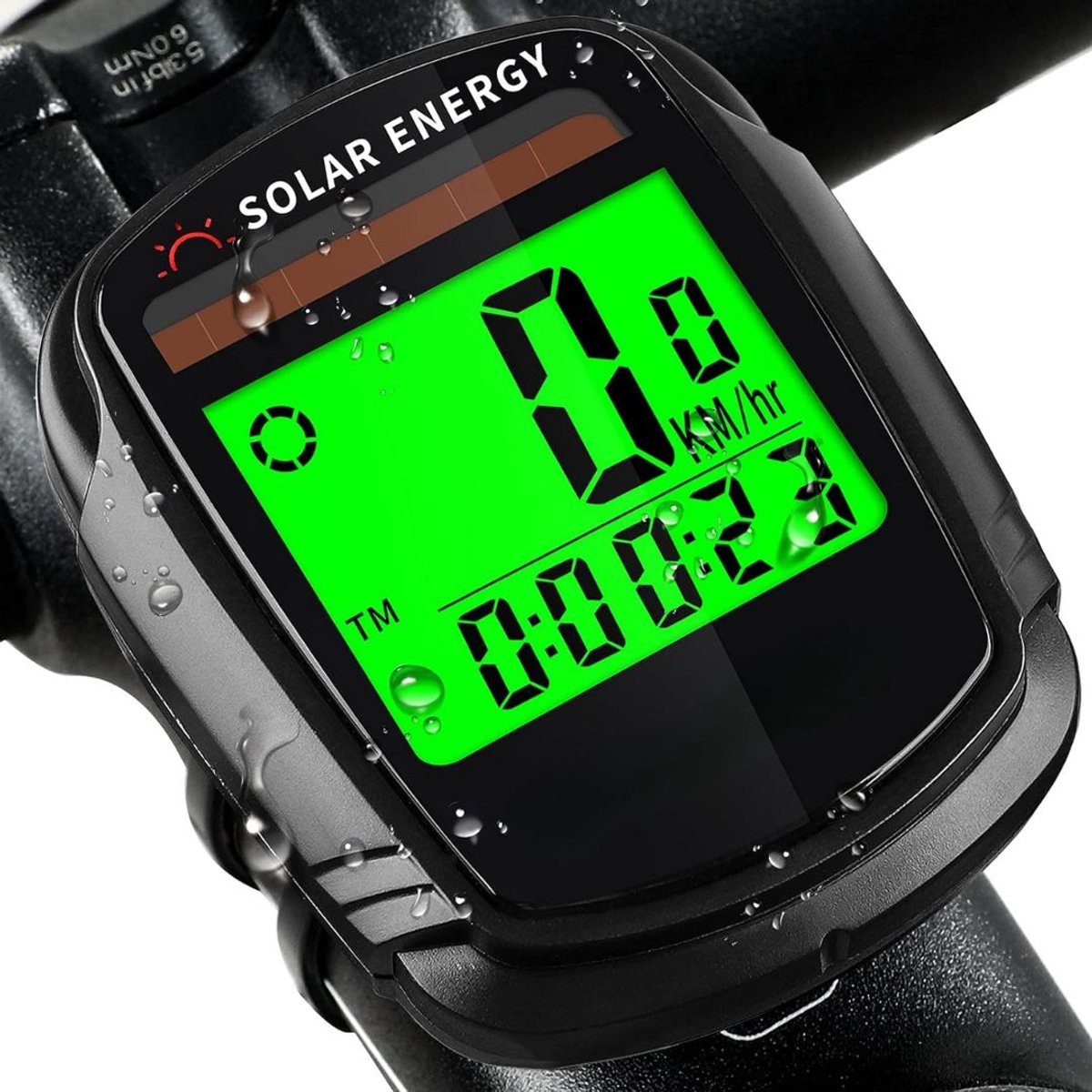 Zavio® Fietsmeter - Snelheidsmeter - Bedrade fietscomputer