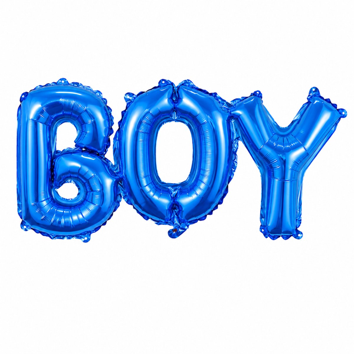 Fienosa Boy Letterballonnen Blauw – Folieballon BOY – Babyshower Jongen Decoratie – Geboorte Versiering – Welkom Baby – Helium & Lucht