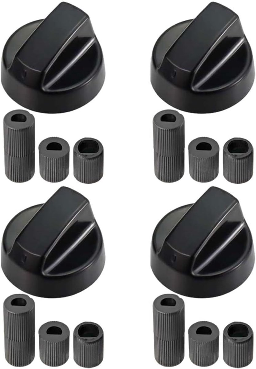 Knoppenset (verbeterde versie), met 6 mm en 8 mm adapters