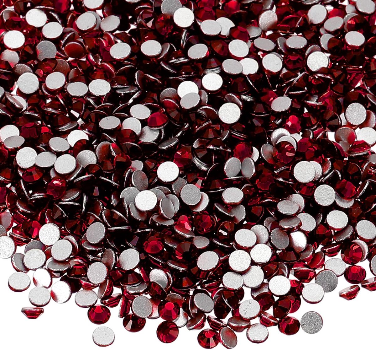 4320 Stuks Ss6 Ronde Flatback Kristal 2,0-2,1mm Glas Strass