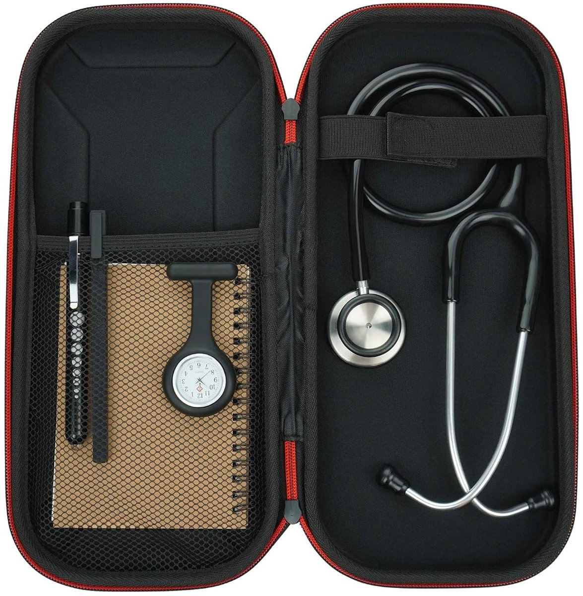 Stethoscoop Bundel Kit Dual Head Stethoscoop, Fob Watch, Pen Torch