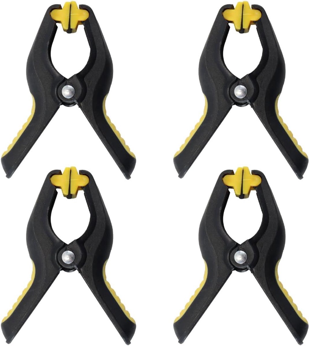 4 stuks lcd-schermklemmen met sponsvulling, antislip