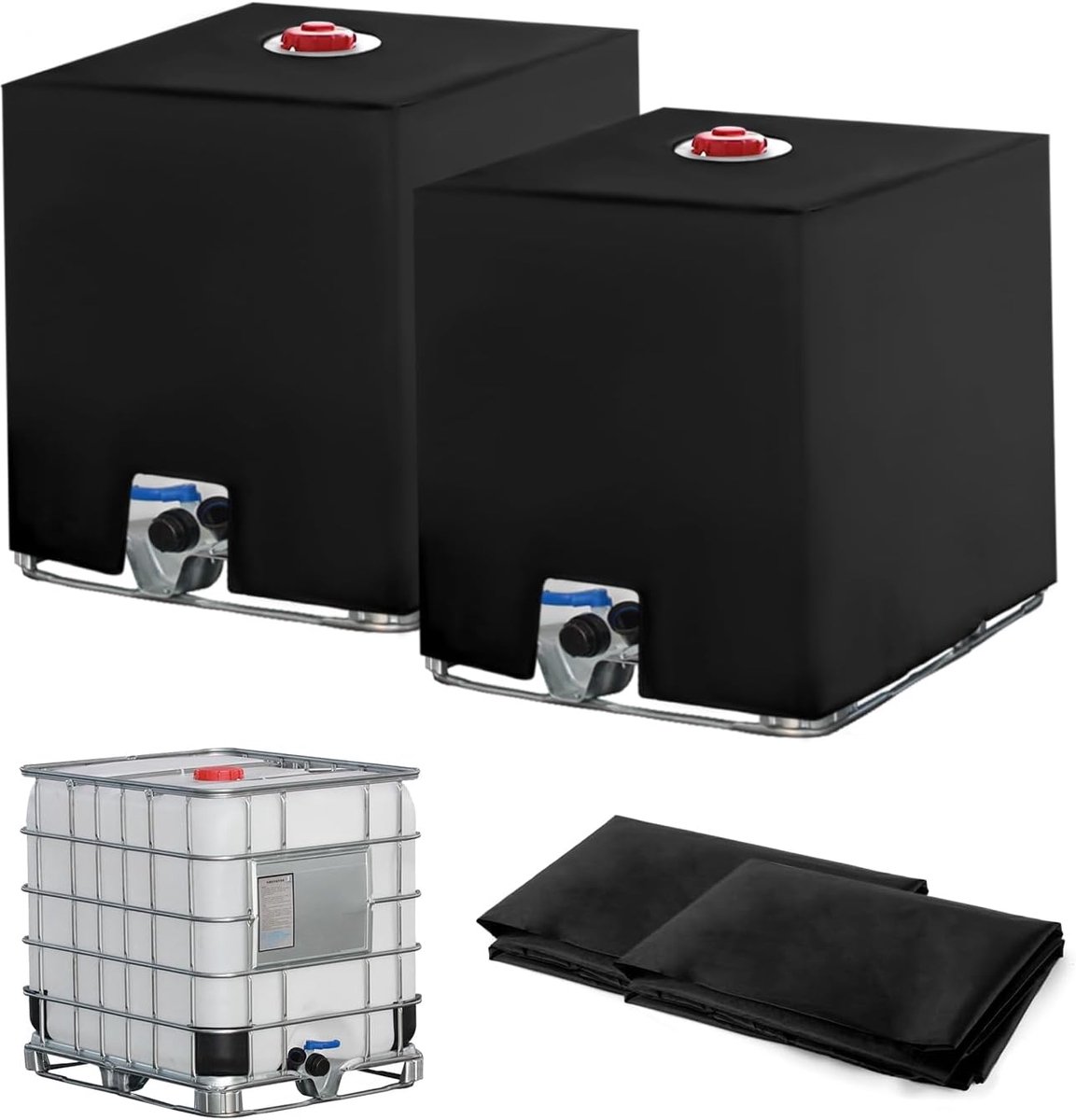 Tank Covers 1000 l - Waterreservoir dekzeil Anti-UV Beschermer voor