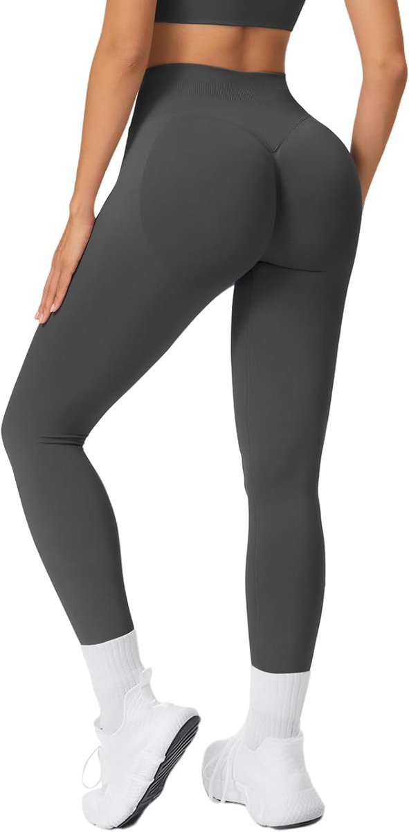 Sportlegging voor dames met hoge taille, elastische push-up-legging