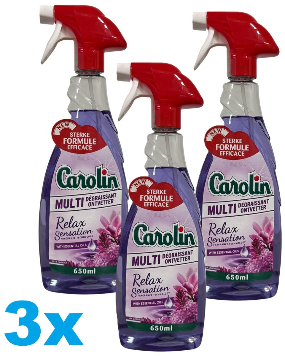 Carolin – Keukenreiniger – Multi Ontvetter Relax Sensation – 3 x 650 ml