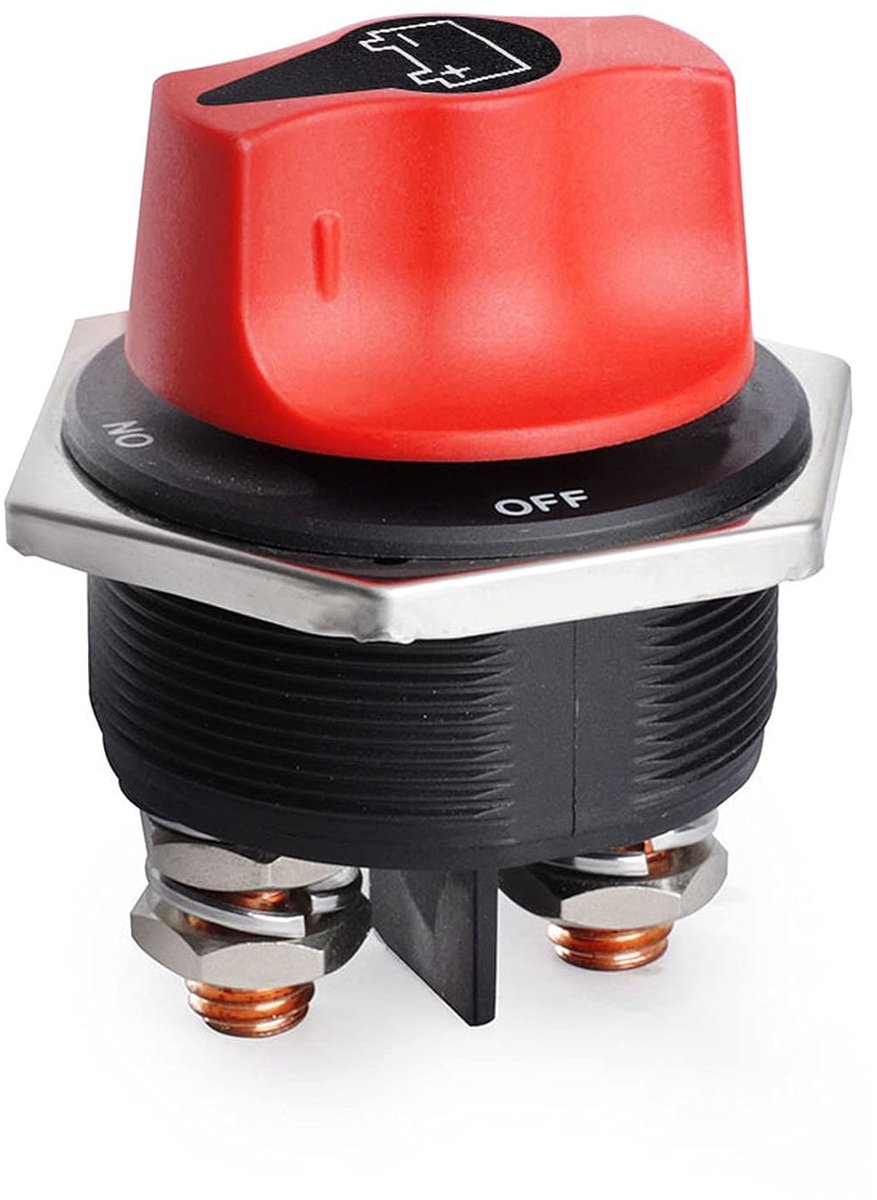 12V-48V Accu-scheidingsschakelaar, accu-hoofdschakelaar MAX DC 32 V 300 A CONT 450 A INT waterdicht aan/uit autoaccu isolator schakelaar voor marine boot caravan auto voertuigen jachtbus