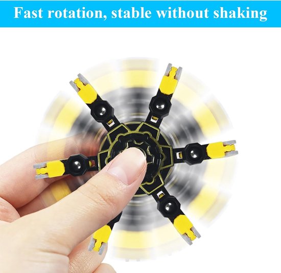 8 Stuks Doe-Het-Zelf Vervormbare Fidget Spinner Angst Speelgoed — afbeelding 2