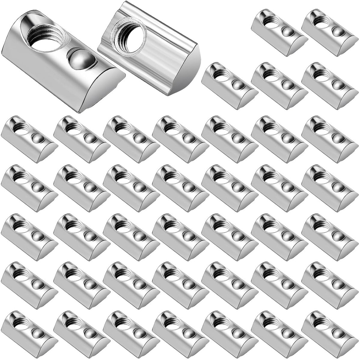 42 stuks M8 sleufstenen met kogelmoer 8 voor 4040 aluminium profiel
