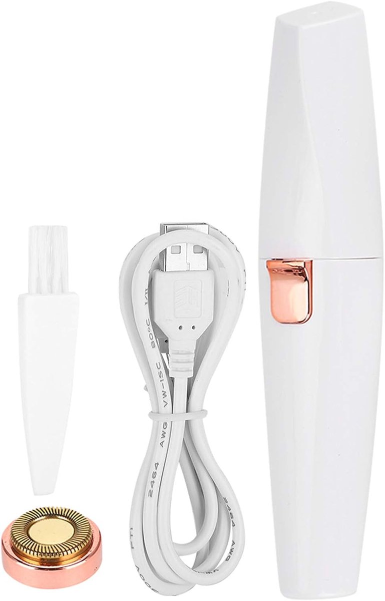 Gezichtsepilator Vrouwen Elektrische Wenkbrauwepilator 2-in-1 met