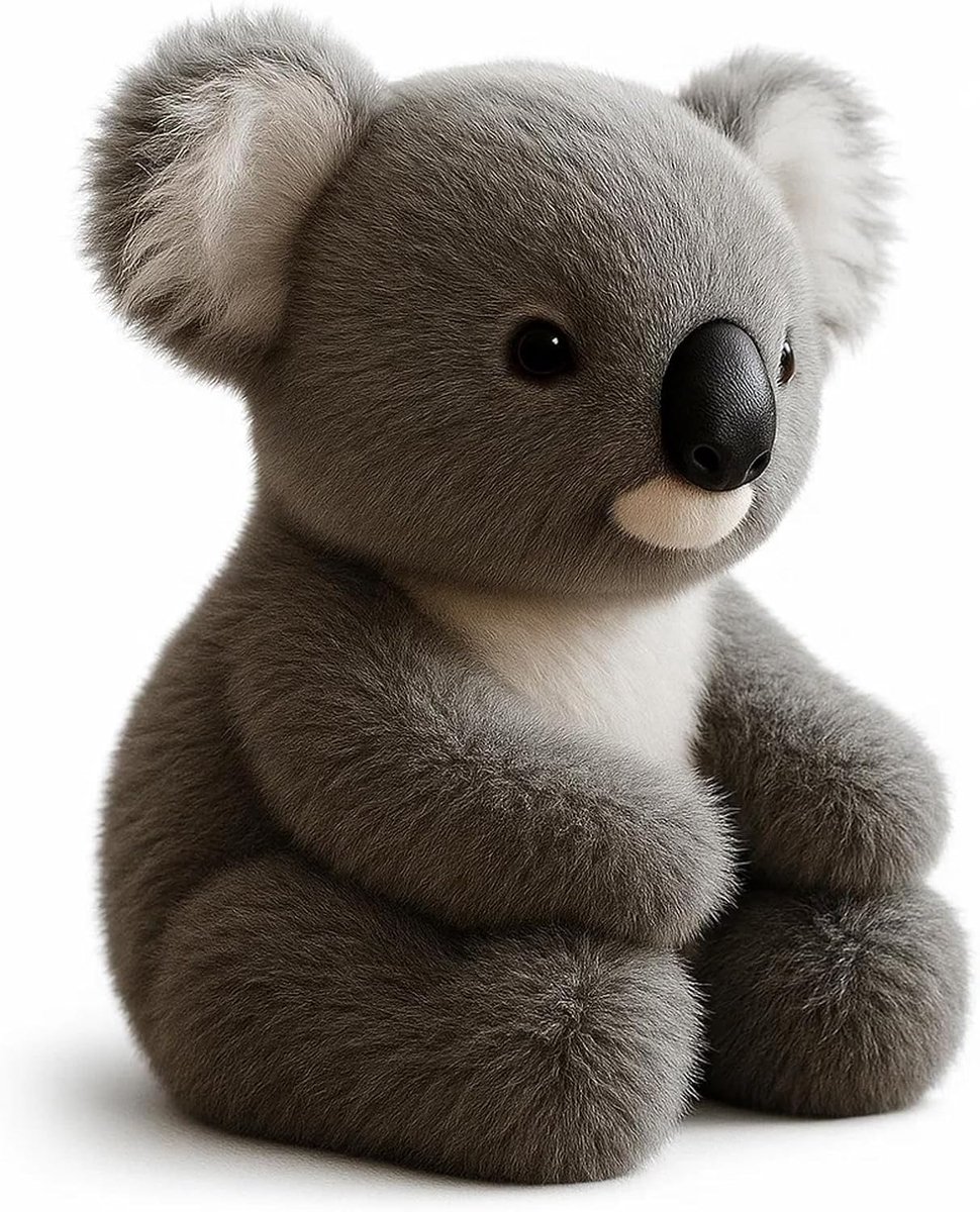 Emotional Healing On Demand, zacht koala pluche speelgoed, gewogen koala-knuffeldier, pluche dier, voor slapen, reizen, verjaardag, familie, voor emotionele ondersteuning, 1 stuk