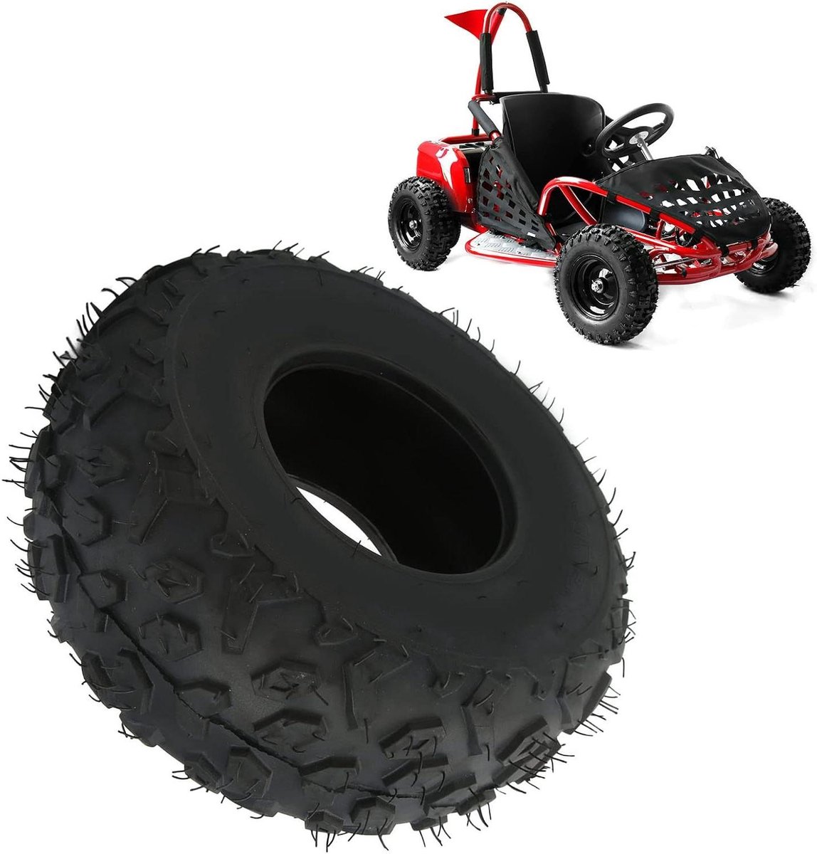 ATV Band - Quad Band Go Kart Band - Terrein Rijden - Slijtvast Profiel - 145/70-6 - Zwart