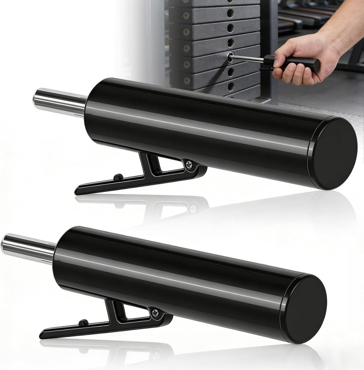 Extra Gewicht Stacking Pins - 2 Stuks Vervangingspennen voor Trainingsapparatuur, Ideaal voor Krachttraining en Fitness Accessoires