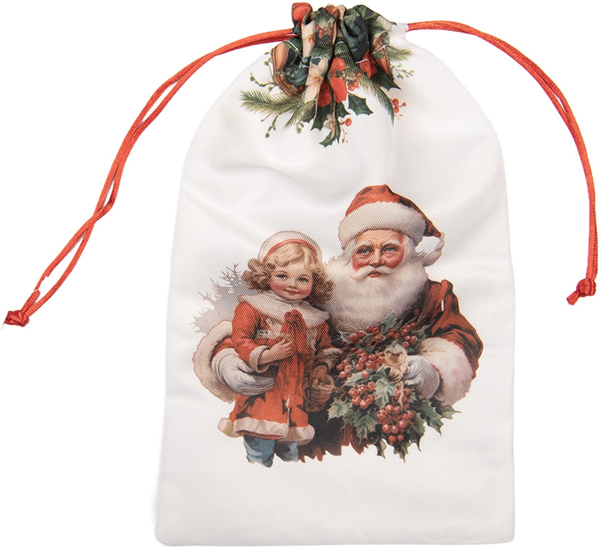 Clayre & Eef Kerstsokken Rood Synthetisch