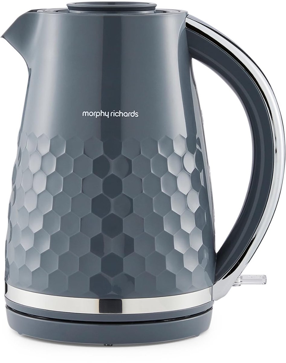 SnelShoppen - Waterkoker 1,5 l Met Eenvoudig Vulsysteem, Verbeterde Wateruitloop, Snel Koken 3 kW, 360 Graden Basis, Anti-Kalkfilter, Luxe Kunststof K