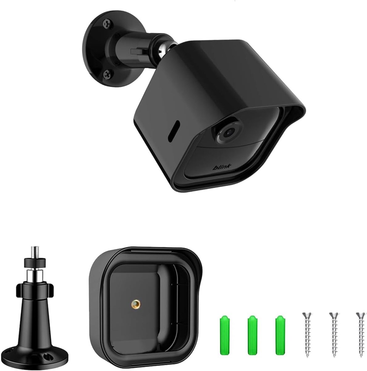 SnelShoppen - Blink Buiten Camera Houder, 360° Verstelbare Wandhouder voor Blink Buiten Camera 3 & 4, Weerbestendig en Robuust, Ideaal voor Binnen en