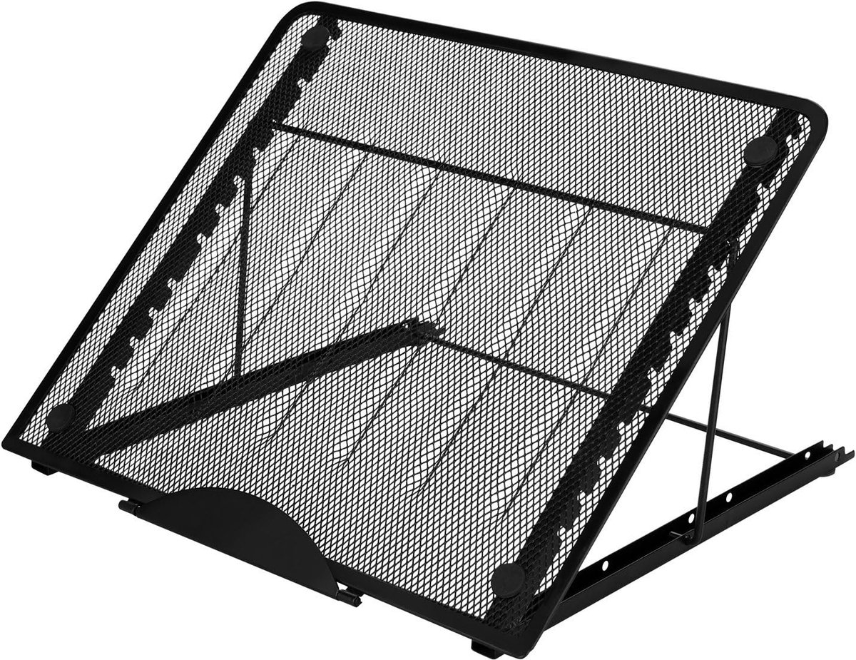 Draagbare standaard A3, 12 instelbare hoeken, licht, voor laptop en
