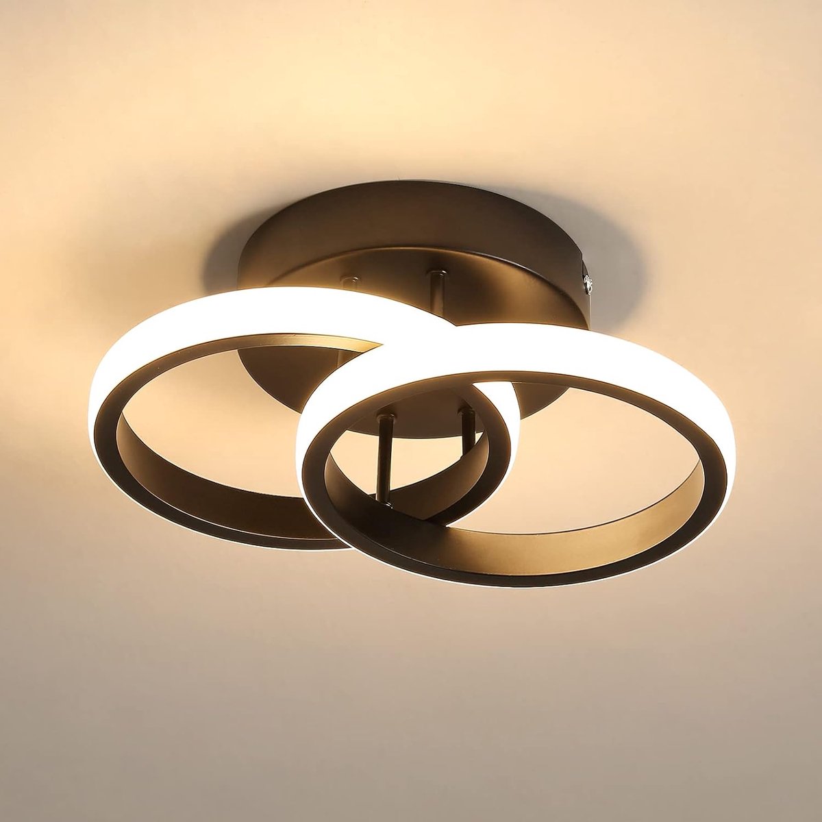LED Plafondlamp Rond 22W - Moderne Plafondverlichting - 3000K Warm Wit Licht - Siliconen Afdekking - Plafondlamp Voor Woonkamer, Slaapkamer En Keuken