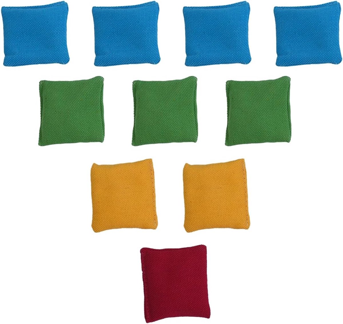bonenzakken, 10 stuks bonenzakken, 5 x 5 cm bonenzakken, bonenzakjes voor feestjes
