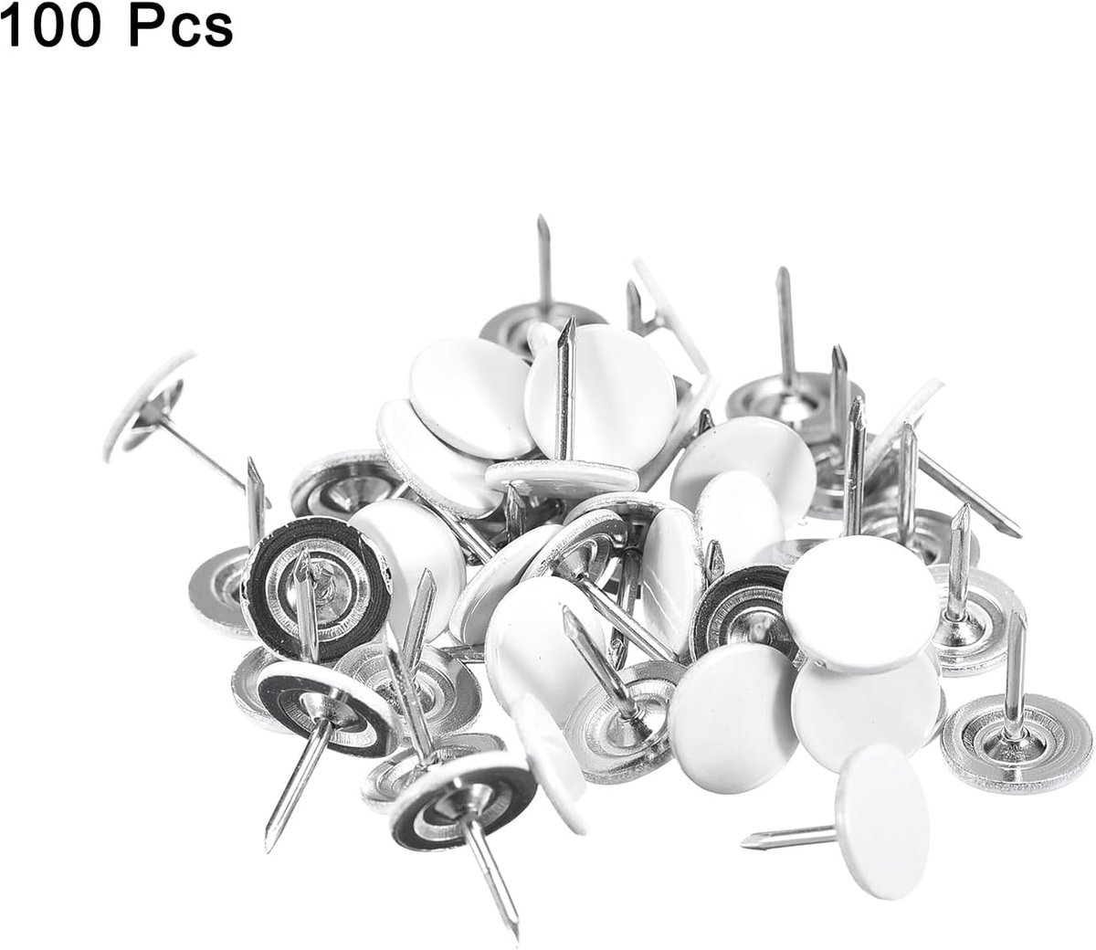 100 stuks meubelspijkers, 11 mm x 13 mm, platte kop, decoratieve