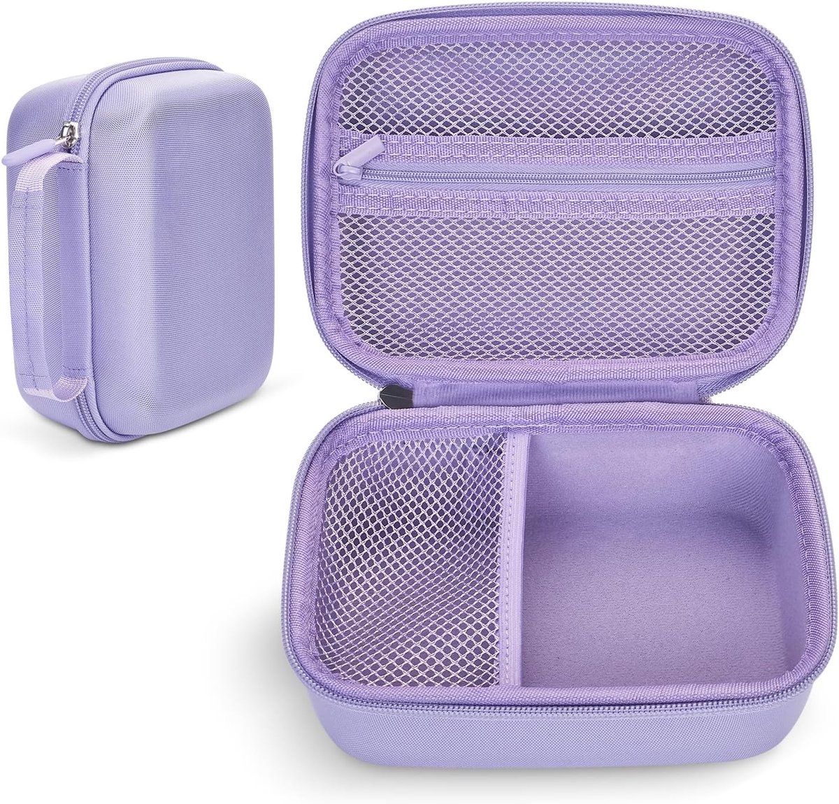 compatibel voor ESOXOFFORE/Dylanto/GREENKINDER/GKTZ/YEEHAO/Gofunly/HiMont Kids Camera Speelgoed, Draagbare Instant Digitale Camera Opberghouder Organizer Tas (alleen hoes) - Zwart