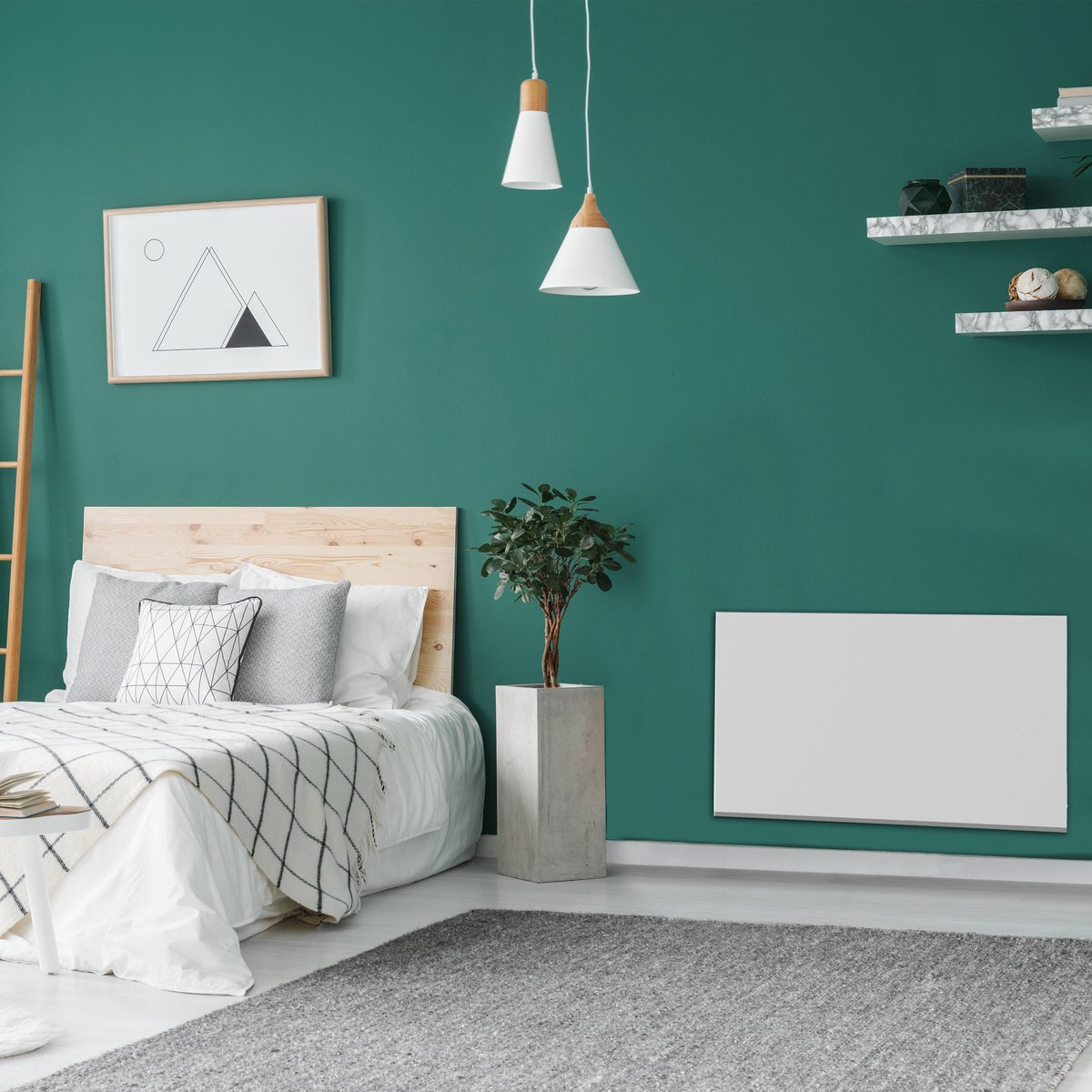 Elektrische radiator met keramische inertie 1500W POAS – foto 3
