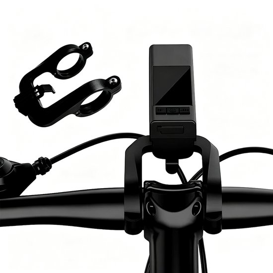 3-in-1 LED-fietslamp - 2000 mAh - Drie lichtstanden - Met afstandsbediening - Fietsclaxon met verlichting - Draadloze snelheidsmeter - Geschikt voor mountainbikes en racefietsen - Zwart — afbeelding 2