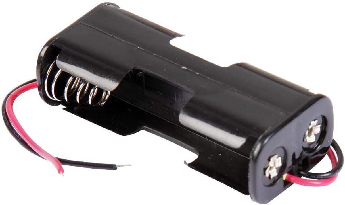 Batterijhouder - Batterij Accessoire - Batterijen Opslaan - Draadloze Aansluiting - 2x AA - Niet gespecificeerd
