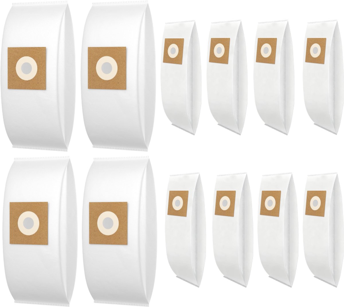 12 stuks- Y-type stofzuigerzakken voor Hoover WindTunnel staande Y, Z, YZ-stijl stofzuigers- onderdeelnummer 4010100Y- AH10040- AH10165