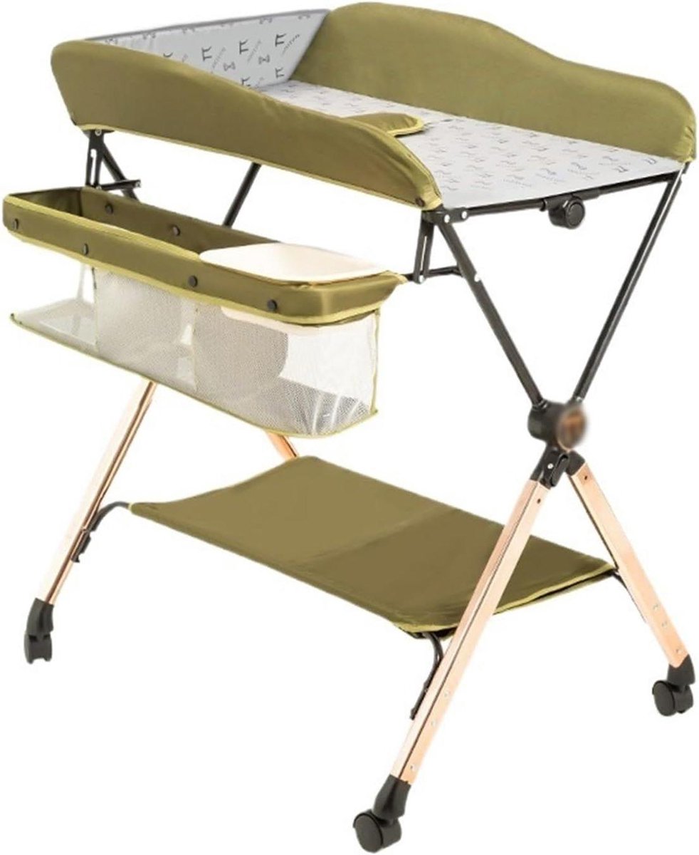 Draagbare Verschoontafel - Babycommode Opvouwbaar - Babyverzorging Thuis - Compact Ontwerp - 50 g - Grijs