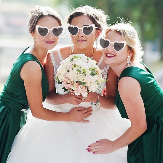 Zonnebrillen Wit Bruiloft Zonnebril, Bril Zonnebril Feestbril Dames — afbeelding 4