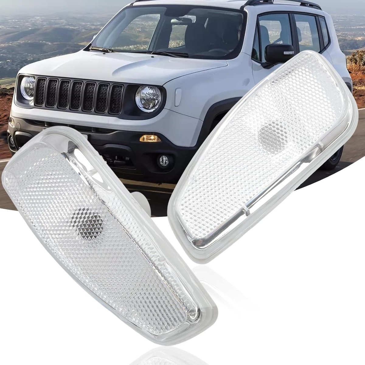 2 x LED knipperlicht voor 2014-2021 Renegade 51953116 zijknipperlichten