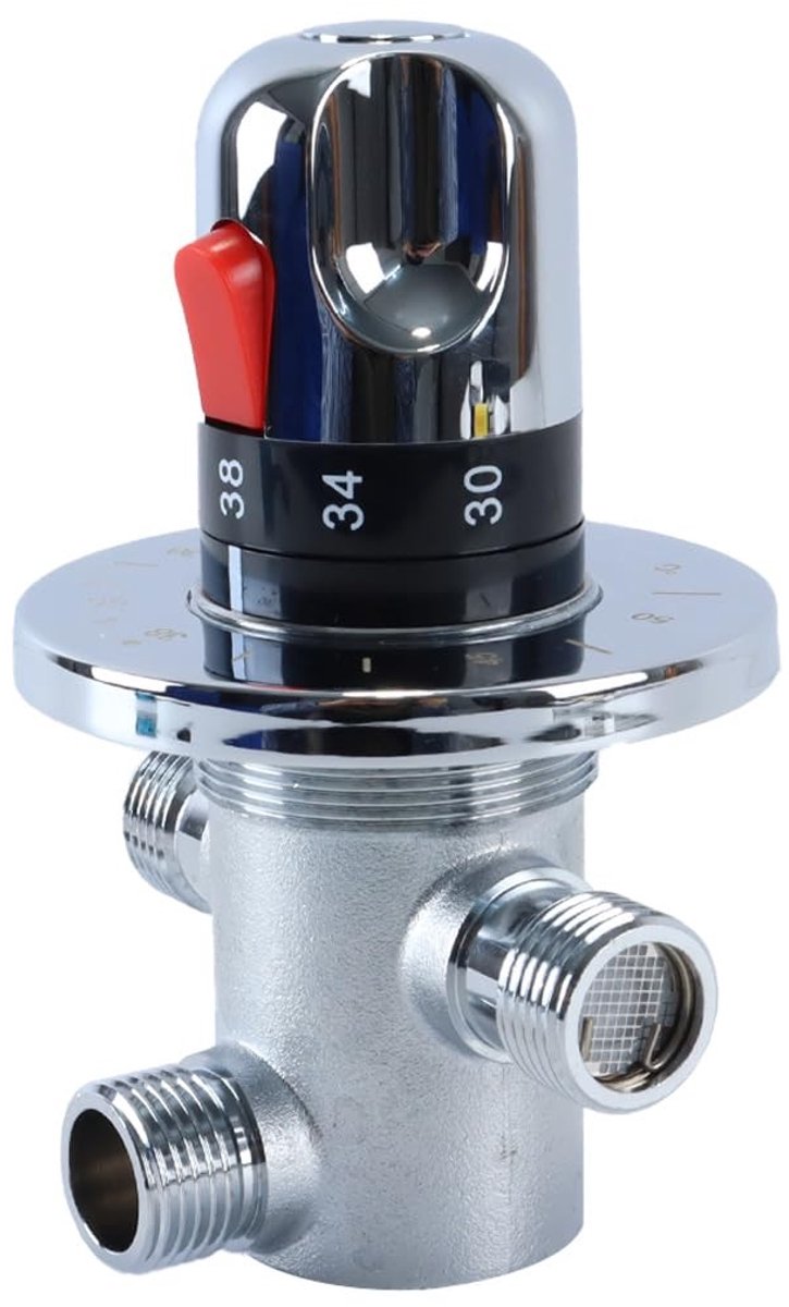 Omgoods - Thermostat Faucet 1/2 inch - Nauwkeurige Temperatuurregeling voor Douche