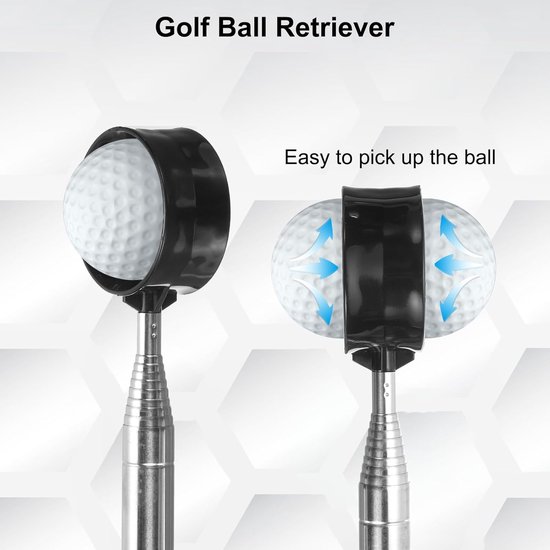 Golf Ball Retriever Telescopische Hoofd Bal Grabber met Lanyard Voor Water Golf Ball Picker Tool Golf Accessoires van golf — afbeelding 2