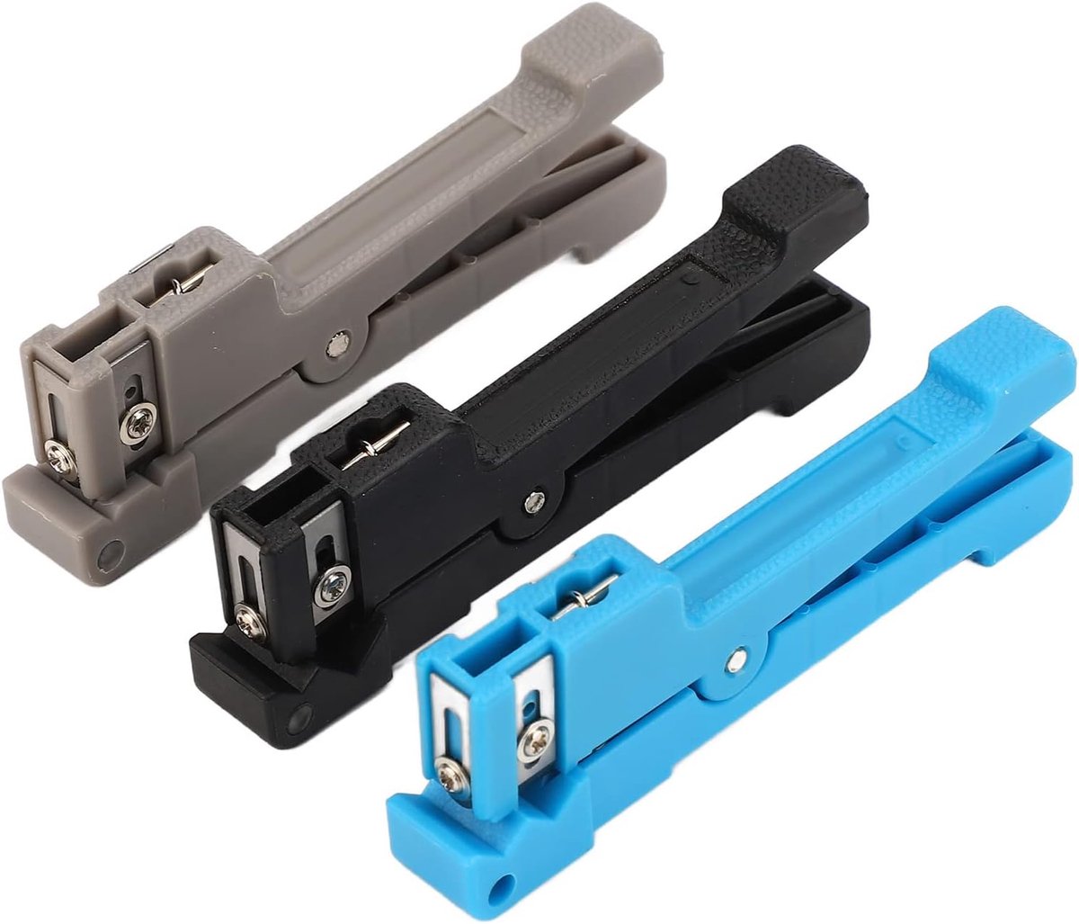 3 PCS Wire Stripper Easy Stripping Fiber Optic Stripper Draagbare Incisive Tube Stripper Set voor Onderhoud:
