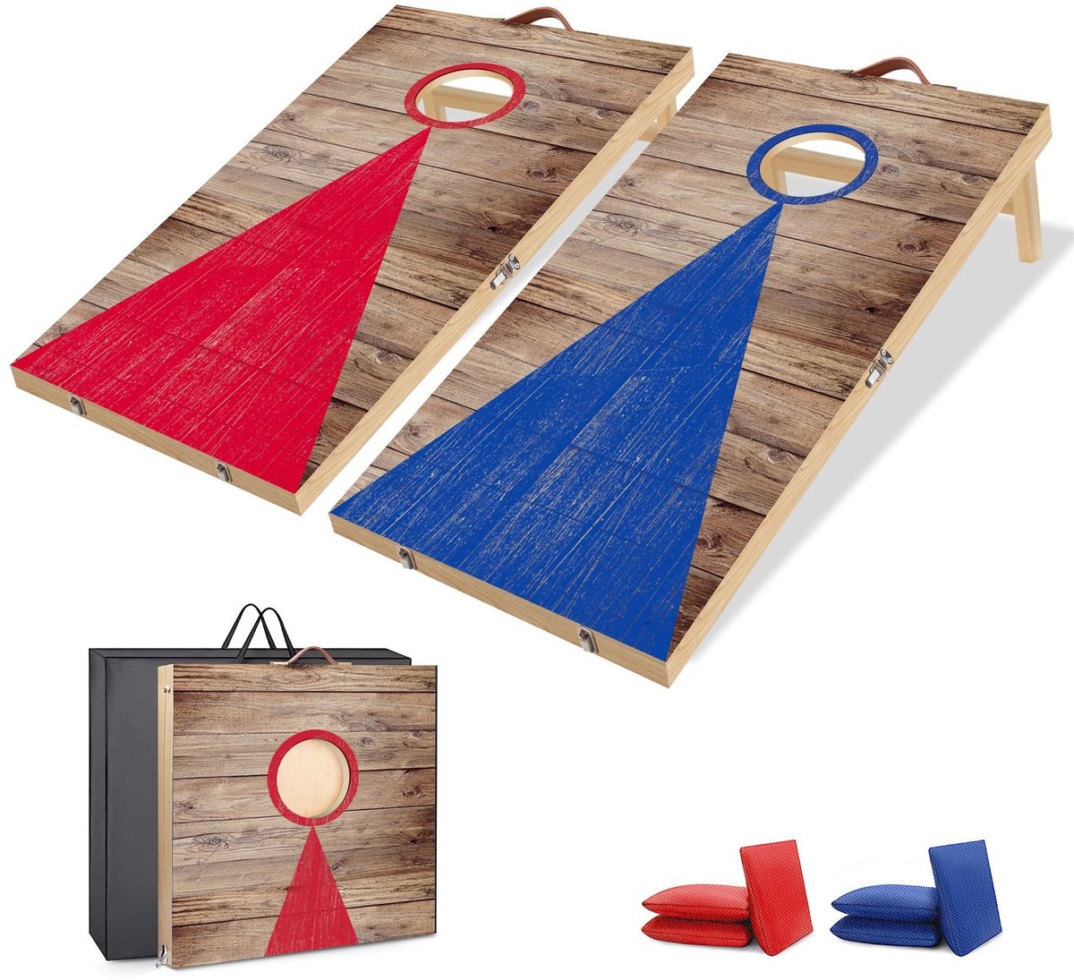 Omgoods - Corn Toss Spelset 2ft x 0.40m - Ideaal voor Buitenactiviteiten